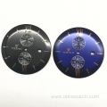 Custom Pie Pan Sunray Chronograph watch dial